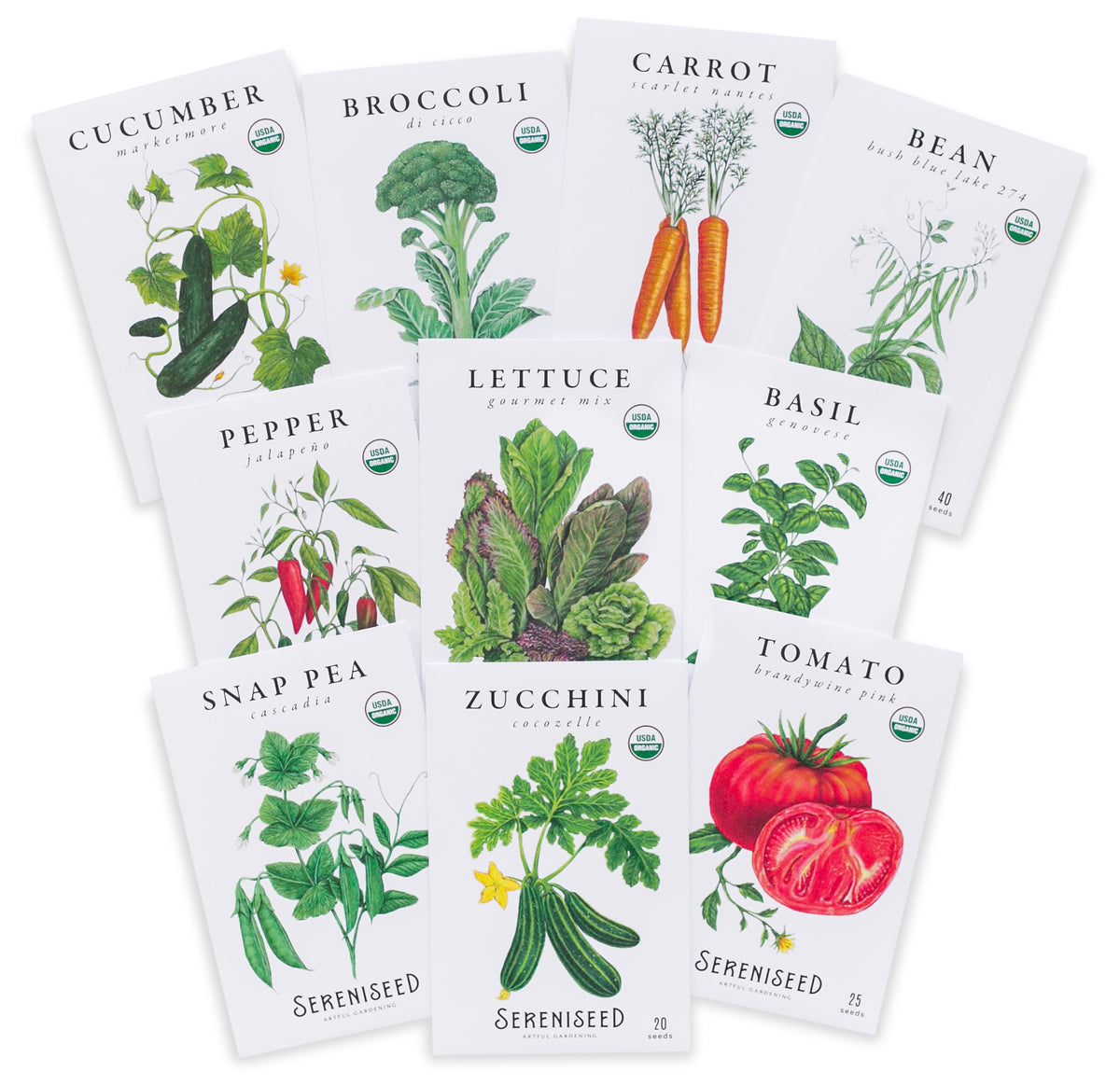 Vegetable Seed Collection (10-Pack)